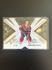 Jean Beliveau #RFX-5 - 2022-23 Upper Deck SPx - Gold Radiance FX /99 (Canadiens)