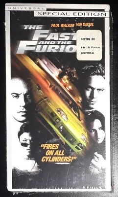 The Fast and the Furious Brand New VHS 2002 Special Edition Paul Walker  - Image 1 of 4