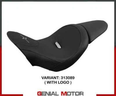 Funda sillín asiento Dubai negra + logo T.I. para Ducati X Diavel 2016 > 2023 Foto 1 de 2