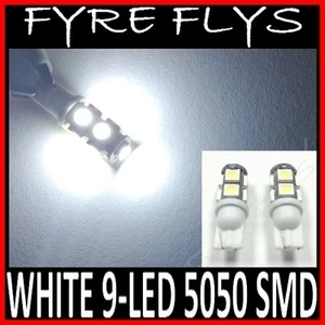 2X SUPER WHITE 9-LED LIGHTS 5050 SMD XENON HID T10/T15 #R2 - Bild 1 von 5