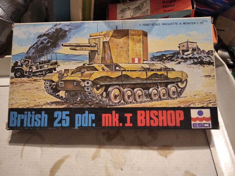 ESCI 1/72- CARRO ARMATO BISHOP - NUOVO - Immagine 1 di 1