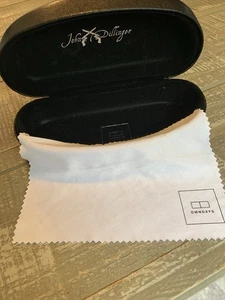 OWNDAYS Glasses Sunglasses John Dillinger Case And Cloth Only Black Clamshell - Picture 1 of 6