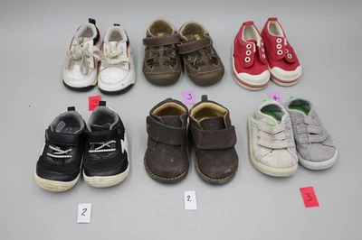 Lot of 6 Pairs Boy Baby Size 2, 3, 4 Stride Rite Keds Faded Glory And1 Shoes - Image 1 of 4