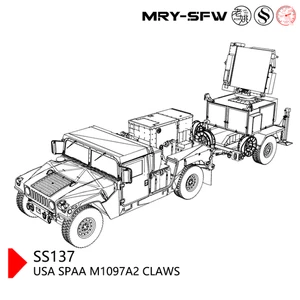 SSMODEL SS35137 1/35 Military Model USA SPAA M1097A2 CLAWS 3D PRINT - Bild 1 von 3