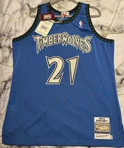 Kevin Garnett Minnesota Timberwolves Mitchell & Ness Authentic Jersey Size XL - Picture 1 of 6