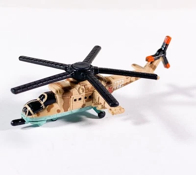 Vintage Micro Machines Military Helicopter Mi-24 Hind Gunship Desert Camo LGTI - Image 1 of 4