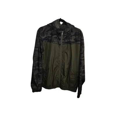 Chaqueta cortavientos O'neill camuflada para hombre talla LG verde cremallera completa ventilada surf propia Foto 1 de 3