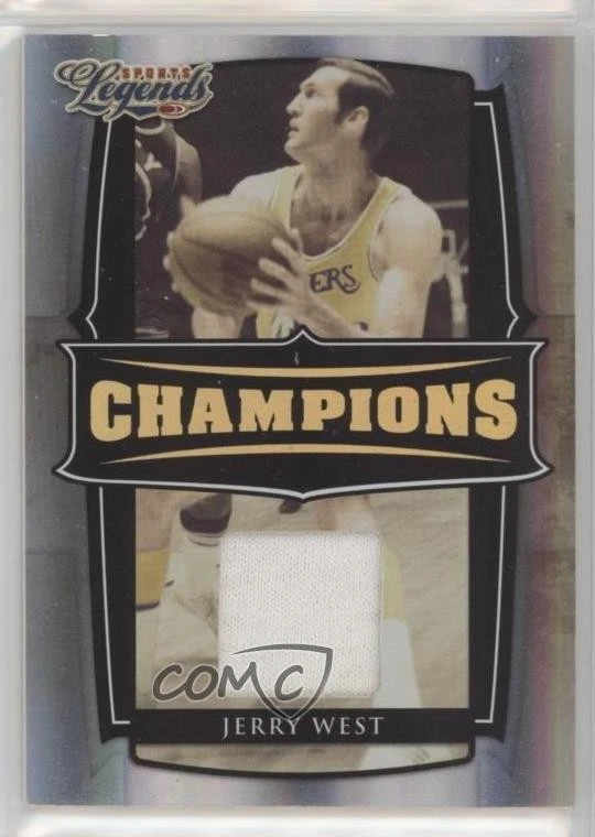 2008 Donruss Americana Sports Legends Champions Materials /250 Jerry West HOF - Image 1 of 2