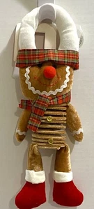 NEW GINGERBREAD MAN DOOR HANGER WITH TAGS, 13" TALL - Picture 1 of 1