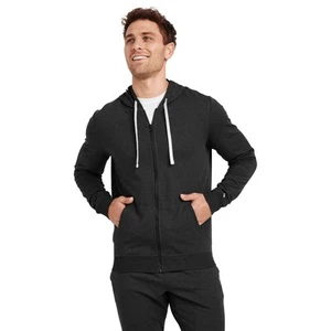 Jockey Men's Cotton Blend Fleece Full Zip Hoodie - Picture 1 of 32