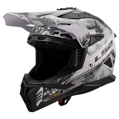 Casco Carabina LS2 Gris Tonal/Negro Gate II 708-1105 Foto 1 de 4