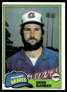 1981 Topps Gene Garber #307 Atlanta Braves - Picture 1 of 2