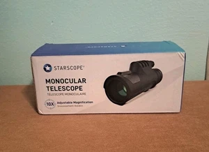 Starscope Monocular Telescope 10x Adjustable Magnification - Picture 1 of 4