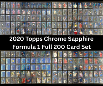 Juego base completo Topps Chrome Sapphire F1 Formula 1 2020 - 200 cartas Foto 1 de 4