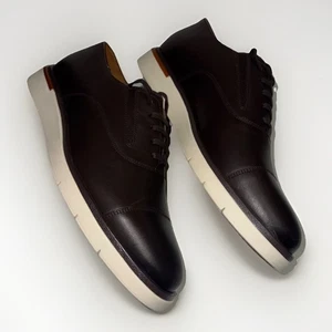 Allen Edmonds Carson Slip On Hybrid 7392 Men's 10.5 D Espresso Dark Brown Oxford - Picture 1 of 7
