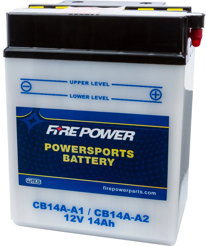 12V Heavy Duty Battery Fire Power CB14A-A2 Replaces YB14A-A1 & YB14A-A2 - Image 1 of 1