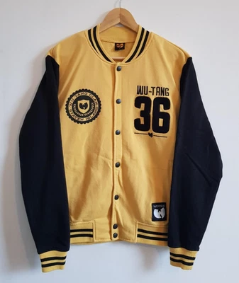 Men's Wu Tang Clan Varsity Baseball Fleece Lined Jacket Small - Image 1 of 4