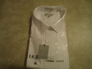 SALE New IKE BEHAR 100% COTTON French Cuff Spread Tuxedo Shirt - Picture 1 of 6