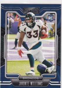 2021 PLAYBOOK RC JAVONTE WILLIAMS DENVER BRONCOS ROOKIE BZ-1157 - Picture 1 of 1