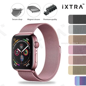 For Apple Watch iWatch Band Series 9 8 7 6 5 4 SE Magnetic Stainless Steel Strap - Picture 1 of 16