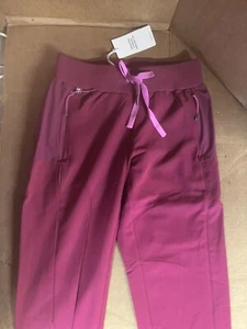 FIGS W21SW2026 Women Sz XXS Pink Boston Slim Jogger Scrub Pants BS11 - Picture 1 of 2