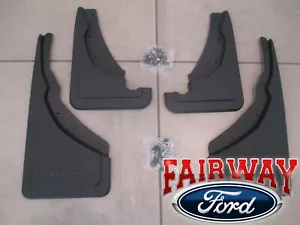 21 thru 25 Bronco Sport OEM Ford Molded Splash Guards Mud Flaps 4-Piece Set - Picture 1 of 12