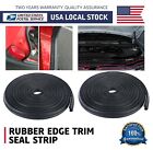2Roll Protectors Soundproof Reduce Noise Strip Car Door Seal Strip with Top Bulb