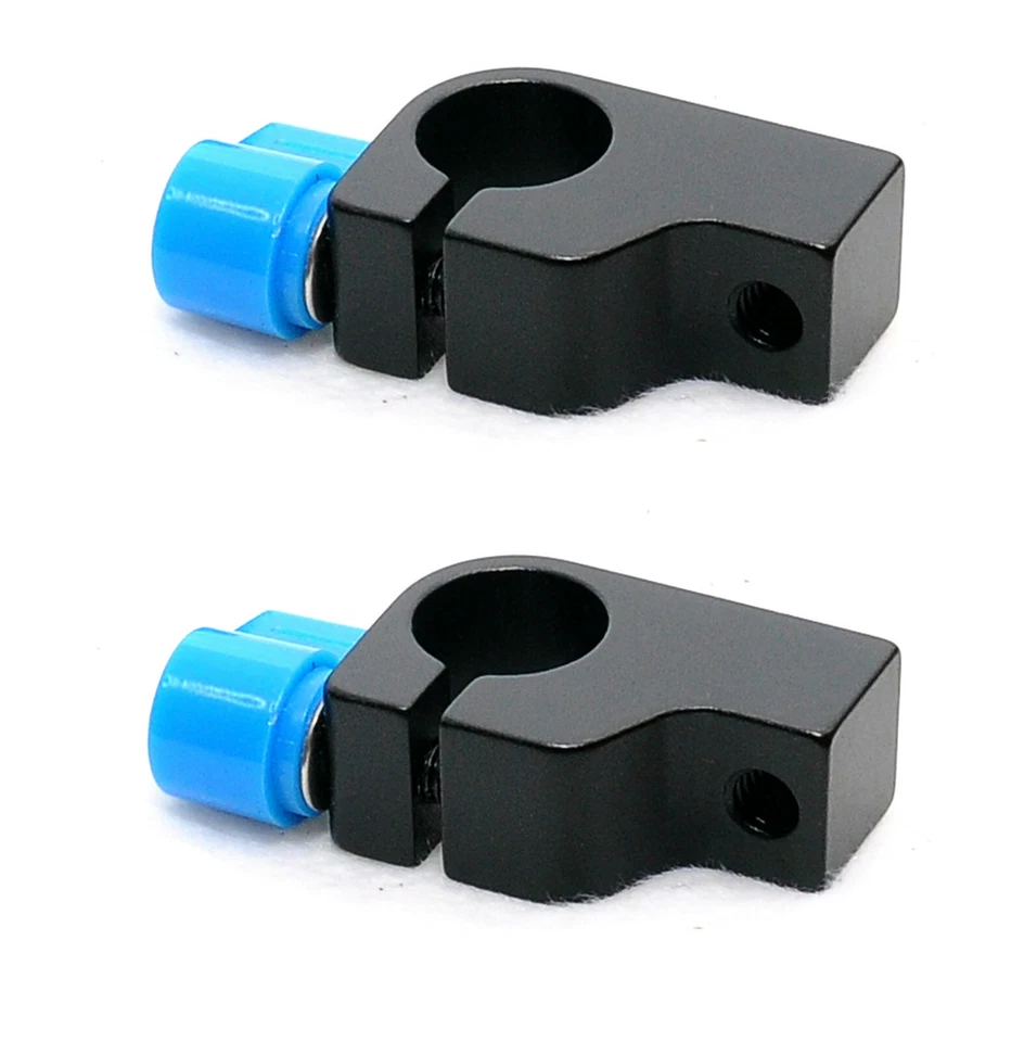 (2 piezas) 90 grados 15 mm plataforma de varilla a 1/4" zapata conector adaptador "vendedor de EE. UU." Foto 1 de 1