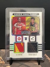 2022-2023 Panini Contenders AJ Griffin Ochai Agbaji ROOKIE  DUAL TICKET  /10