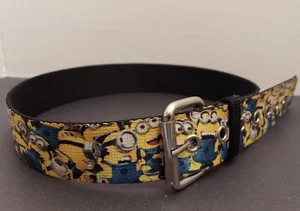 Despicable Me Minions Belt Buckle Cartoon Animated Movie Fun Cute Kids 30-32 in - Picture 1 of 5