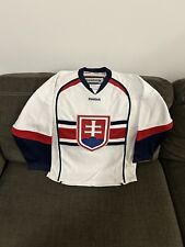 Reebok Authentic Slovakia Team Ice Hockey Jersey Youth Size: JR S / M