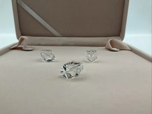 10 Pack! Swarovski Strass Crystal: 8547 Series "Vibrant Bead" 20mm Clear & Etch - Picture 1 of 4