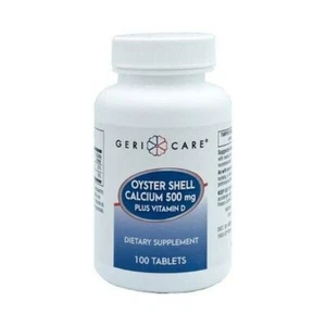MCKDS Joint Health Supplement Geri-Care® Calcium / Vitamin D 500 mg - 200 IU 1CS - Picture 1 of 1
