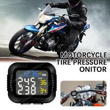 Wireless LCD Tire Pressure Monitoring System TPMS & Sensors For-Motorcycles S1A8