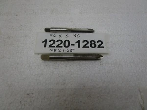 Lot Of 2 New Metric Taps (1) M6 X 1 NC & (1) M8 X 1.25 NC HSS USA - Picture 1 of 2