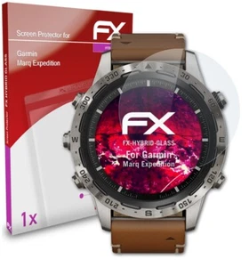 atFoliX Szkło ochronne do Garmin Marq Expedition 9H Hybrid-Glass - Zdjęcie 1 z 8