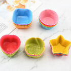 7pcs/lot Silicone Cake Cup Round Shaped Cupcake Baking Molds Cooking Cake Too FT