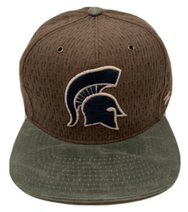 Zephyr NCAA Michigan State Spartans "Marble" 5 Panel Flat Bill Strap-back NWT - Picture 1 of 7