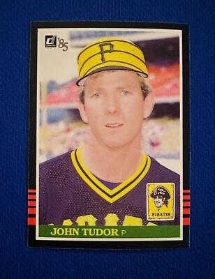 1985 DONRUSS #235 JOHN TUDOR PITTSBURGH PIRATES NM-MT or BETTER 117 WINS - Image 1 of 4