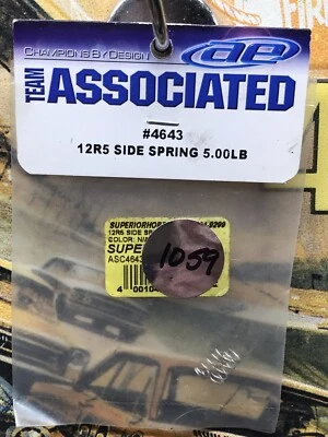 Team Associated 4643 Side Spring {5.00LB}12R5 NewInPack USA Shipped - Image 1 of 4