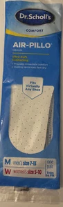Dr. Scholl's AIR-PILLO Insoles Ultra-Soft Cushioning One Pair-sizeM-7-13 W-5-10 - Picture 1 of 2