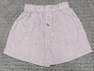 Basic + ~ Boy's Boxer Shorts ~ Size 6 ~ Plaid. - Image 1 of 4