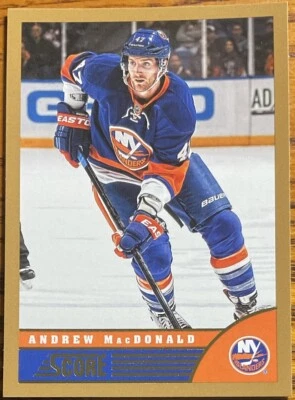 2013-14 Score Gold Andrew MacDonald #314 New York Islanders - Image 1 of 2