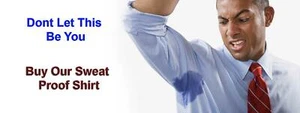 Sweat Proof Shirt | Premium | Odor Resistant Undershirt | Soft Stretch Material - Picture 1 of 5