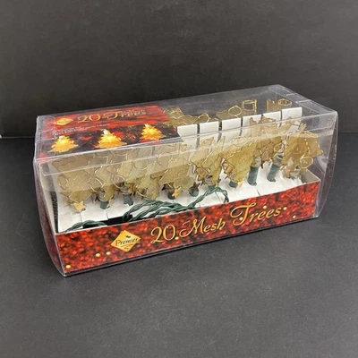 Premier 20 Mesh Trees Lights Indoor Use Vintage Christmas Decoration 7m UNUSED - Image 1 of 4