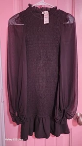 Small HYFVE brand Semi-formal, contouring minidress,, Black. - Picture 1 of 5