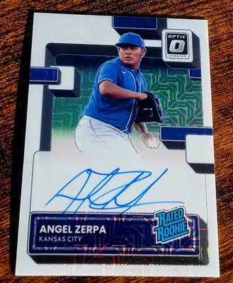 2022 Panini Donruss Optic White Mojo Prizm /99 Angel Zerpa #RRS-AZ Auto RC - Image 1 of 2
