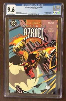Batman: Sword of Azrael #1 (DC Comics October 1992) 1st App Azrael CGC 9.6 - Image 1 of 2