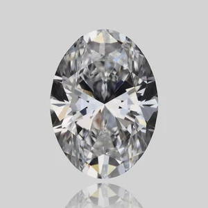 Diamante estratto naturale taglio ovale certificato GIA 0,90 CT sfuso colore E VVS1 chiarezza - Foto 1 di 2