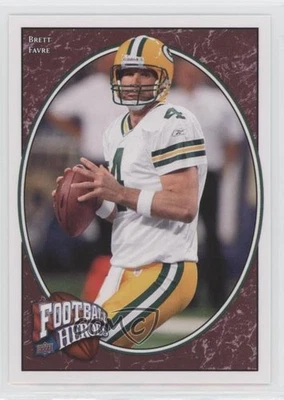 2008 Upper Deck Football Heroes Brett Favre #8 HOF - Image 1 of 2